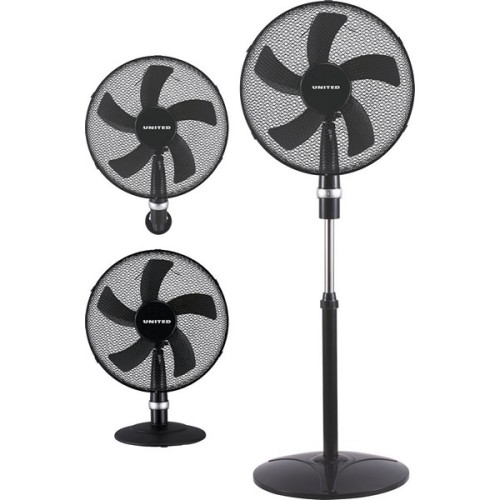 HIGH FLOOR FAN UNITED USF-694 3in1 40cm BLACK